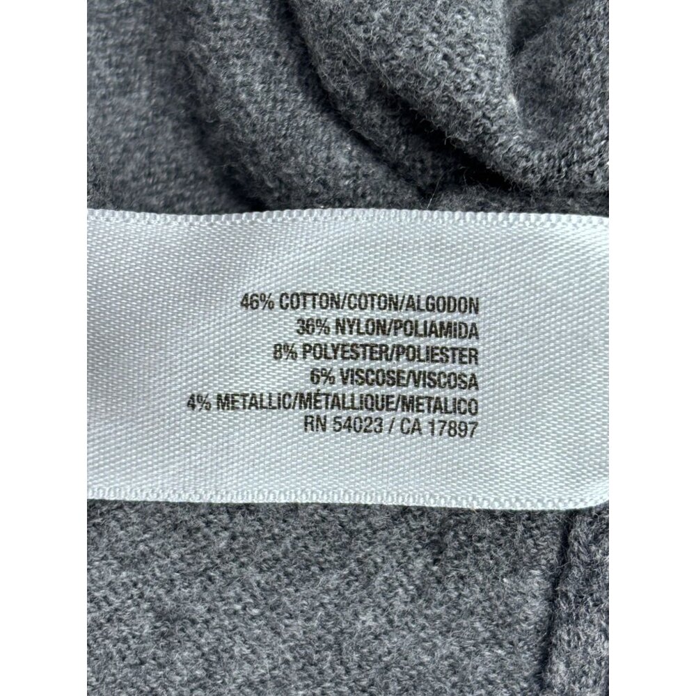 Old Navy Womens Gray Striped Button-Up Cardigan Sweater L - Picture 5 of 10